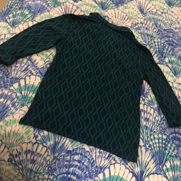 Jones New York button down blouse 3/4 sleeve - Picture 4 of 4